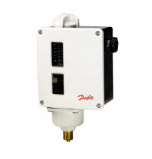 Реле разности давления, RT 262A, 0.1–1.5 бар, дифф. 0.1 бар, 2хG 3/8A, Danfoss