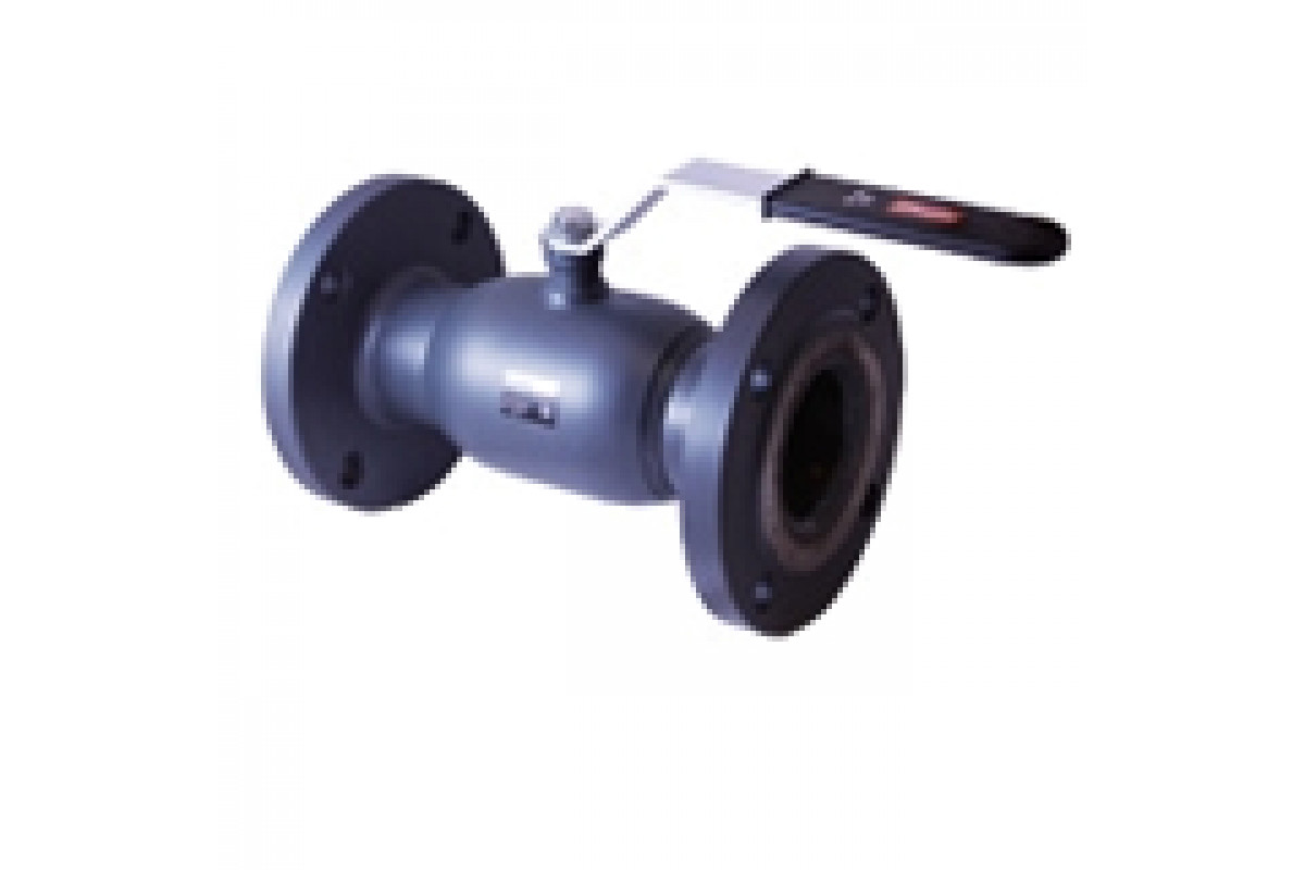 Шаровой кран, JiP Standard FF, фланец-фланец, сталь, рукоятка, Ду 65 мм ...